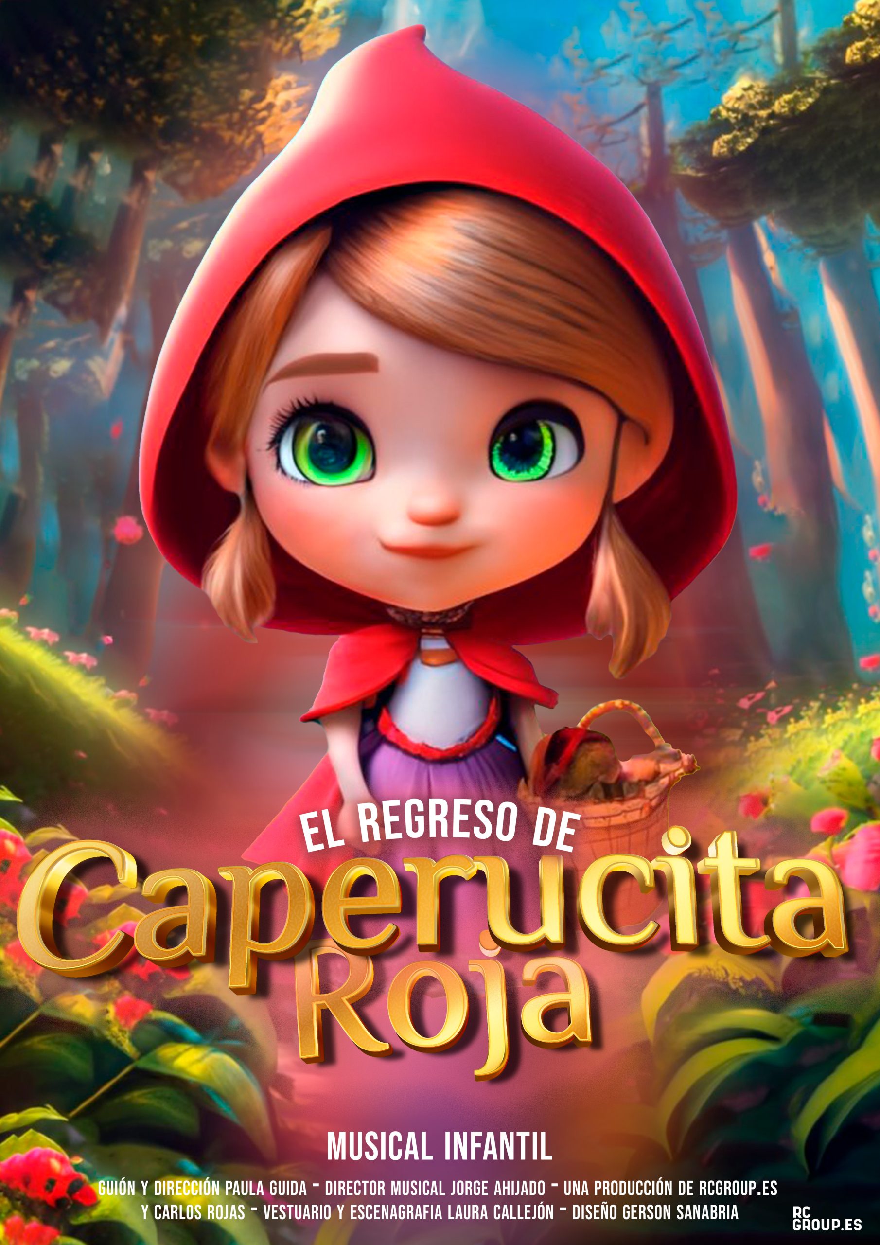 CARTEL EL REGRESO DE CAPERUCITA ROJA